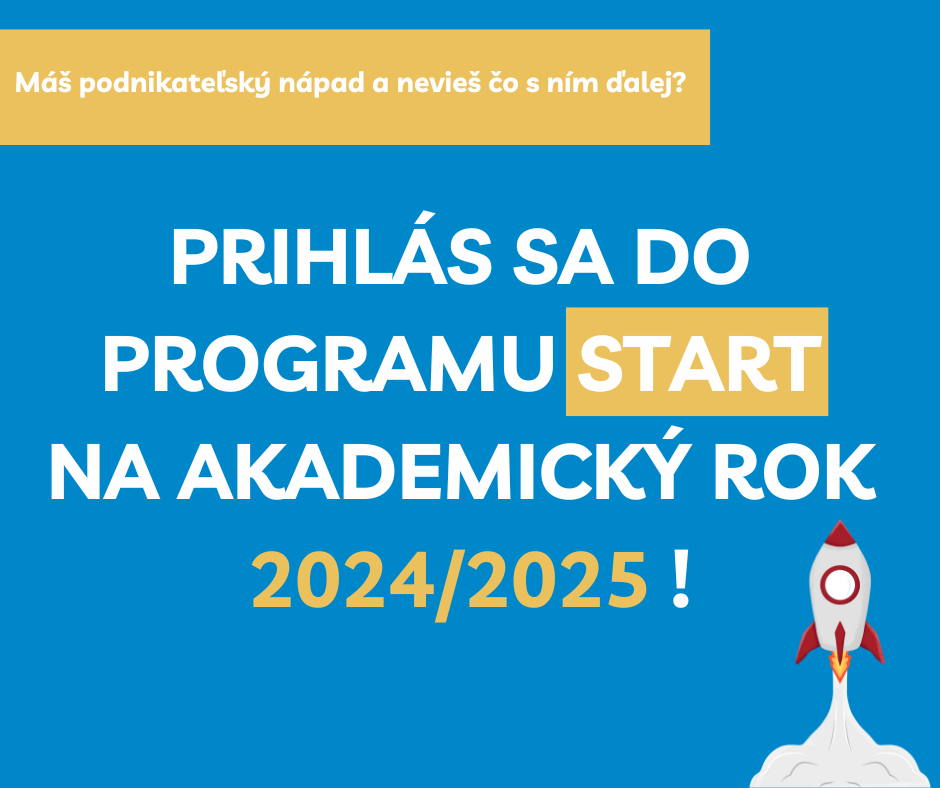 Nový ročník inkubačného programu START